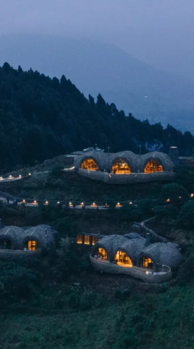 Camp, Bisate Reserve, Volcanoes National Park, Rwanda