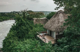 balcony view, wildwaters lodge, jinja, uganda