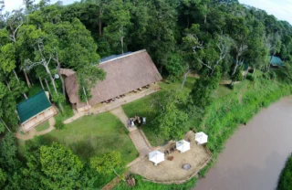 Ishasha Wilderness Camp Aerial 2014 (8)
