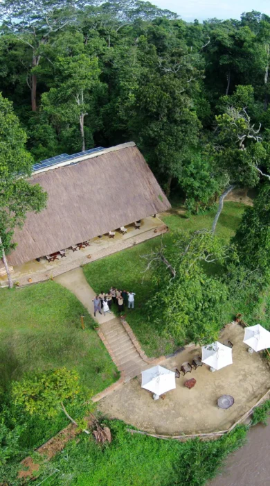 Ishasha Wilderness Camp Aerial 2014 (8)