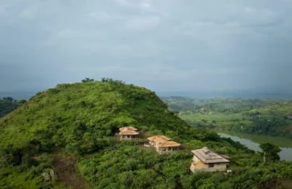 Aerial, Kibale Lodge, Kibale Forest, Uganda