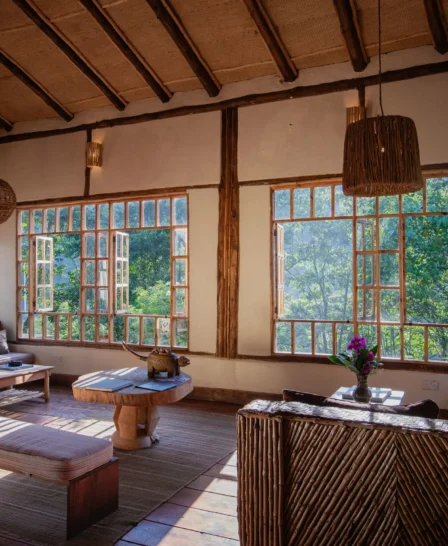 Lounge, Bwindi Lodge, Queen Elizabeth Np, Uganda