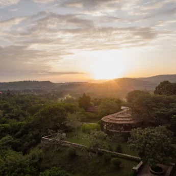 Aerial, Kyambura Gorge, Queen Elizabeth Np, Uganda