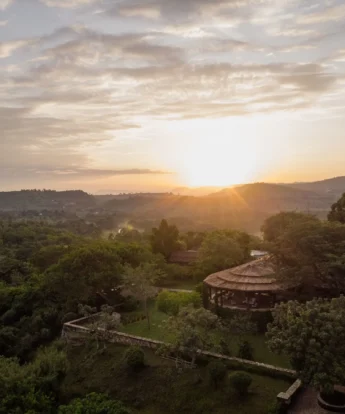 Aerial, Kyambura Gorge, Queen Elizabeth Np, Uganda