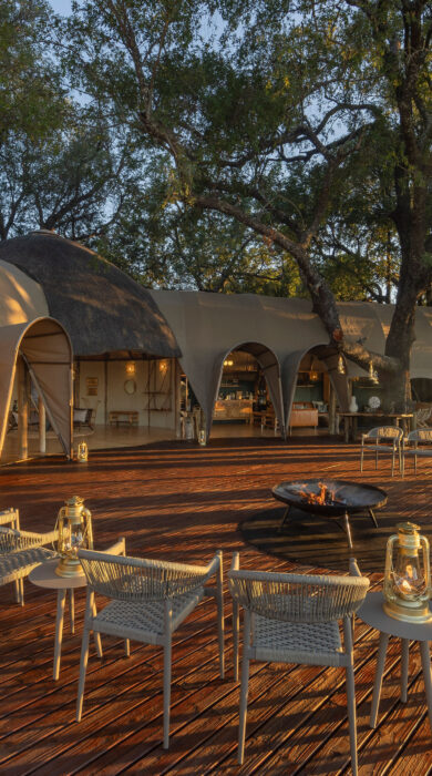 boma at okuti camp, moremi, botswana - Yellow Zebra Safaris