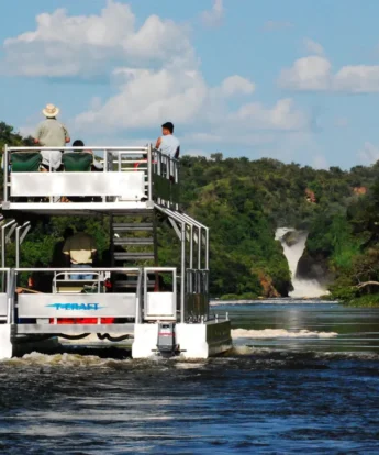 boat cruise, murchison falls national park, uganda safaris