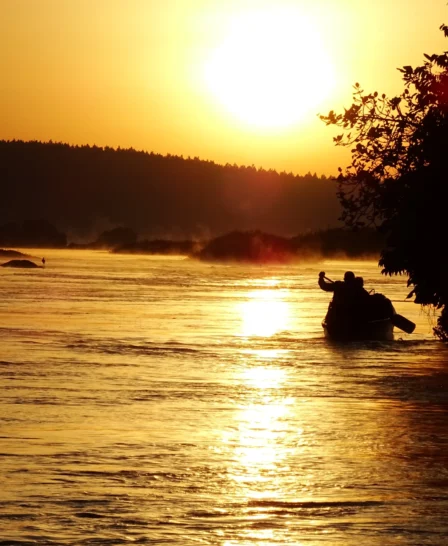 sunset on the nile, jinja, uganda safari vacations