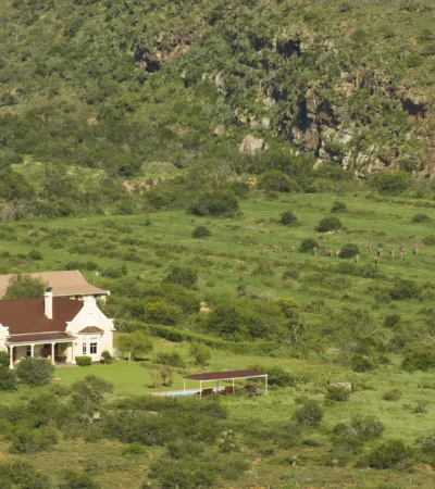 Kwandwe Uplands Homestead aerial