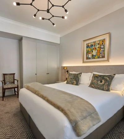 double bedroom, the winchester hotel, cape town, south africa