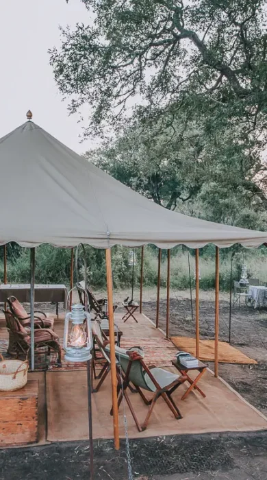 Main area, Tanda Tula Field Camp, South Africa