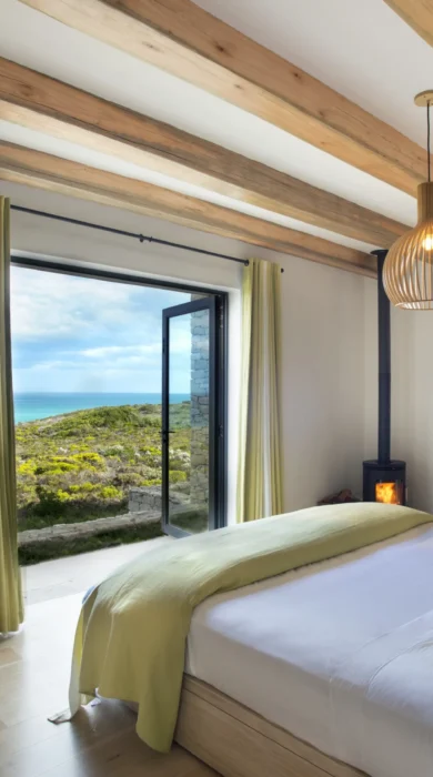 Morukuru Ocean House bedroom with view