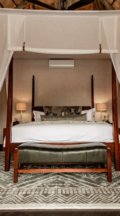 bedroom, dulini moya, sabi sand reserves, south africa