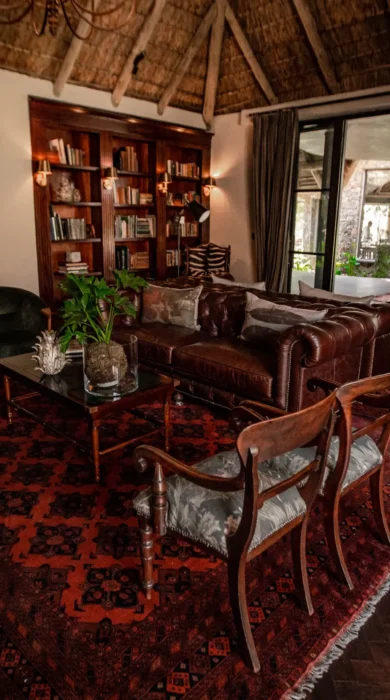 winter lounge, dulini moya, sabi sand reserves, south africa