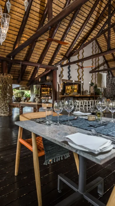 5 Little Bush Camp Bar Dining Area