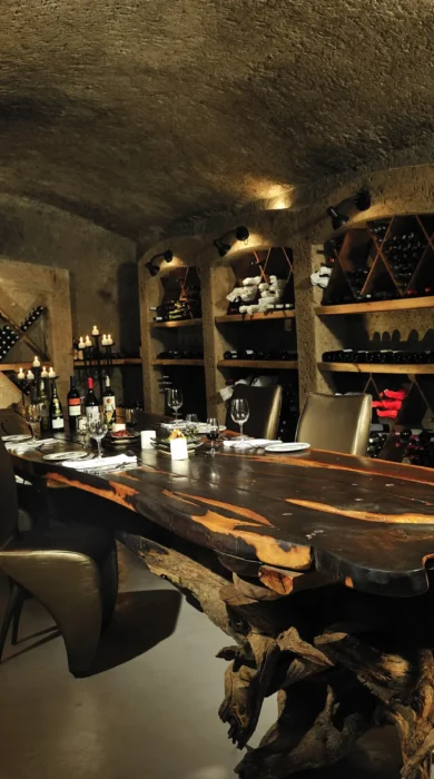 Earth Lodge Wine Cellar 1
