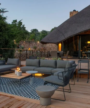 Outside Seating, Shamwari Bayethe, Shamwari, South Africa