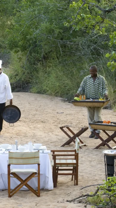 andBeyond Ngala Safari Bush Dinner
