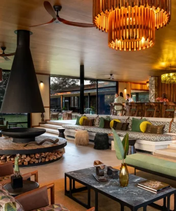 bar area, tanda tula safari camp, timbavati private game reserve, south africa