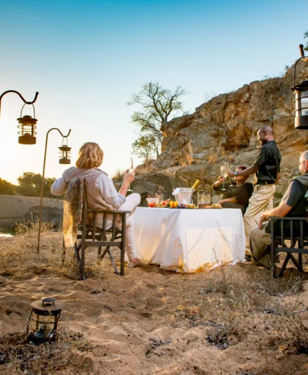 Simbavati River Lodge Dining