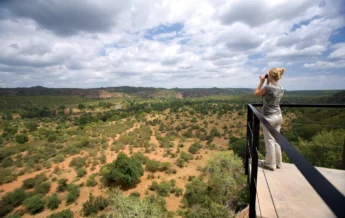 viewing deck, makuleke contractual park, south africa