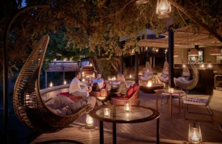 evening hang out, waterside at royal malewane, thornybush game reserve, south africa