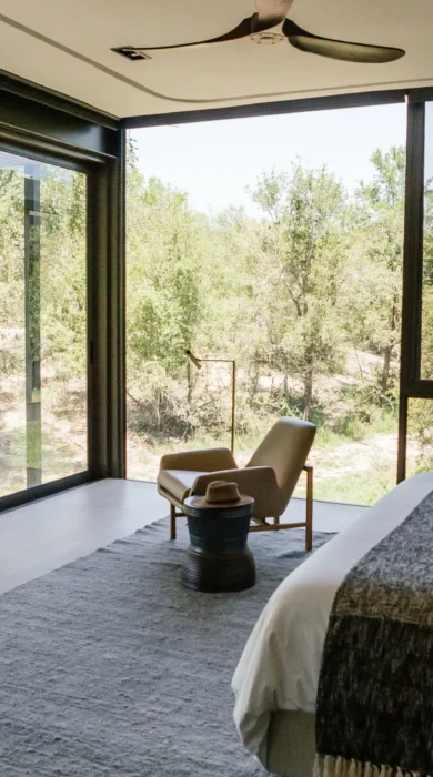 main bedroom, cheetah plains, sabi sands, south africa