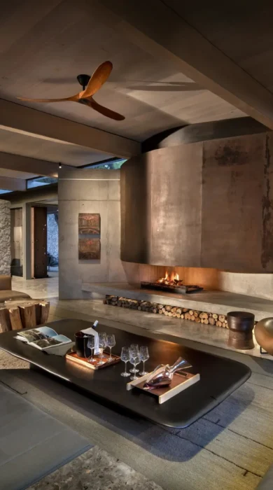 lounge, cheetah plains, sabi sands, south africa