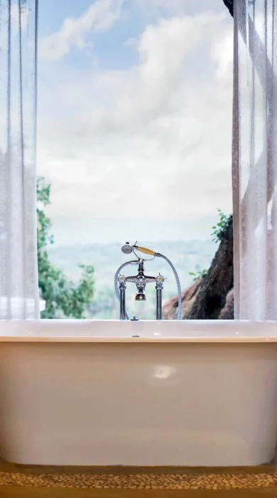 Madikwe Hills bathroom south africa yellow zebra safaris