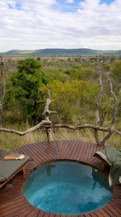 madikwe kopano lodge south africa pool decking yellow zebra safaris