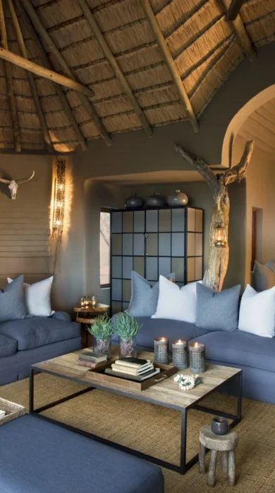 lounge area, madikwe dithaba lodge, south africa