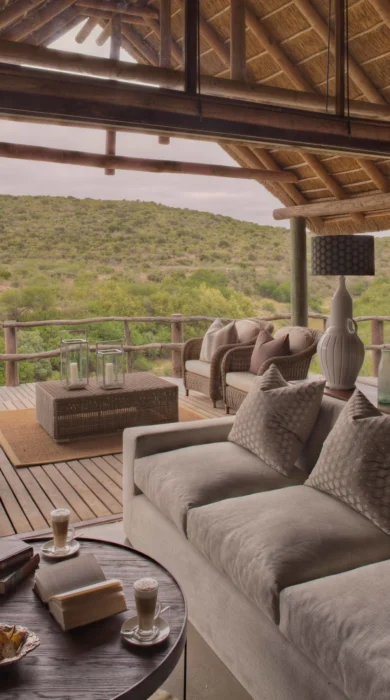 Kwandwe Great Fish River Lodge main lounge