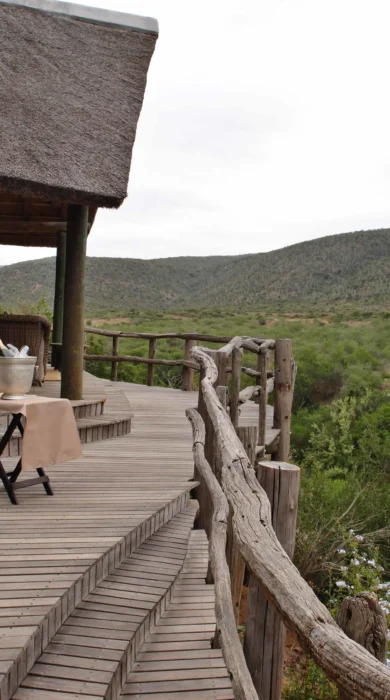 Kwandwe Great Fish River Lodge main deck