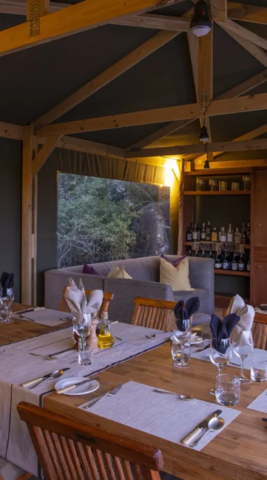Dining, Shamwari Explorer Camp, Shamwari, South Africa