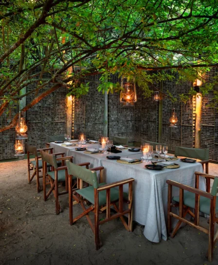 Dining, Phinda Forest, Phinda, South Africa