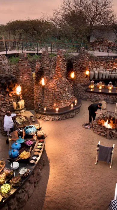outdoor area, Phinda Mountain Lodge, south africa