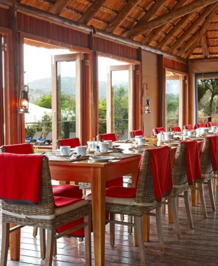 Thanda Tented Camp Dining Area