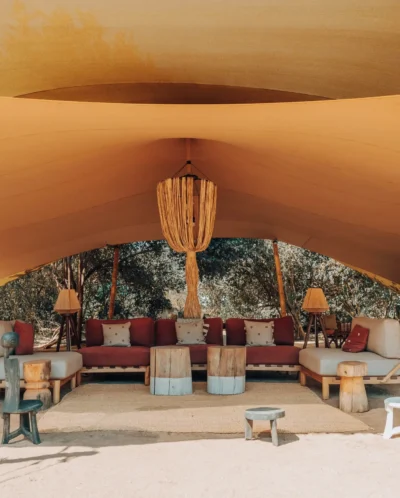 main area, wayo manyara green camp, tanzania