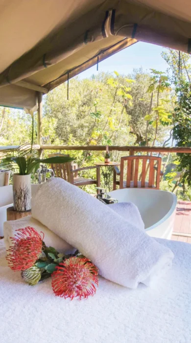 spa tent camp bay retreat south africa