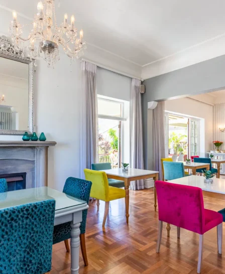 The Clarendon Fresnaye dining South Africa Yellow zebra safaris