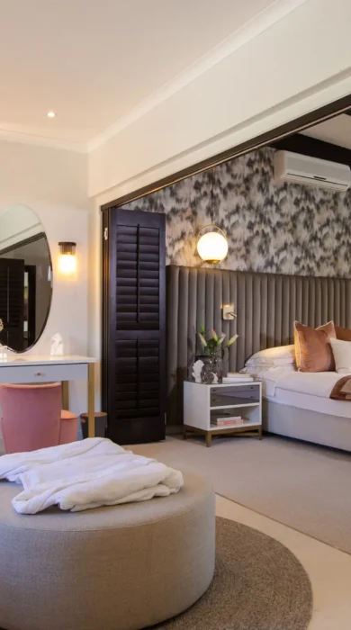 open plan suite, steenberg hotel, cape town, south africa