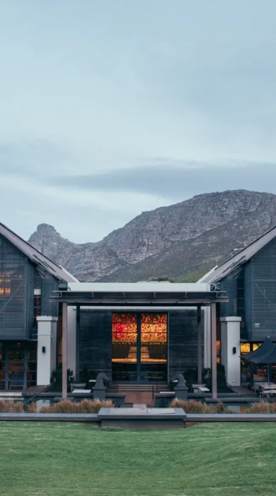 bistro exterior, steenberg hotel, cape town, south africa
