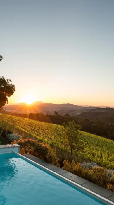 Luxury Lodge sunset view