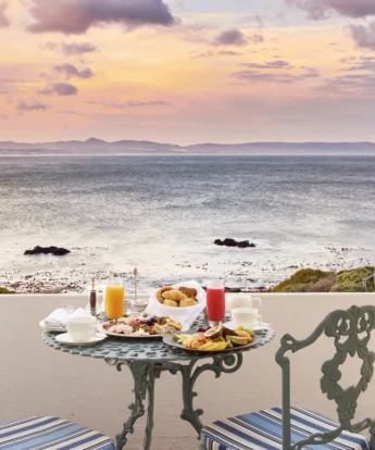 the marine hotel dining sea view