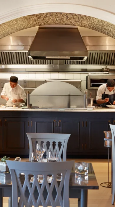the marine hotel chefs kitchen