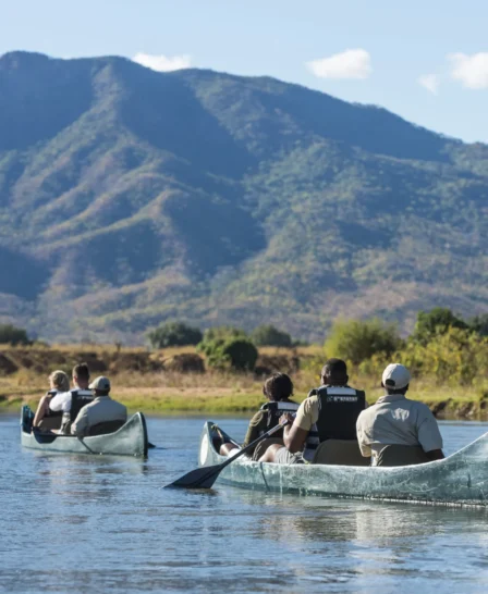 Canoe, Royal Zambezi Lodge, Lower Zambezi NP, Zambia