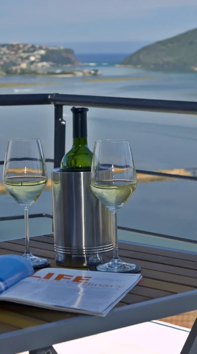 Villa Afrikana terrace sundowners
