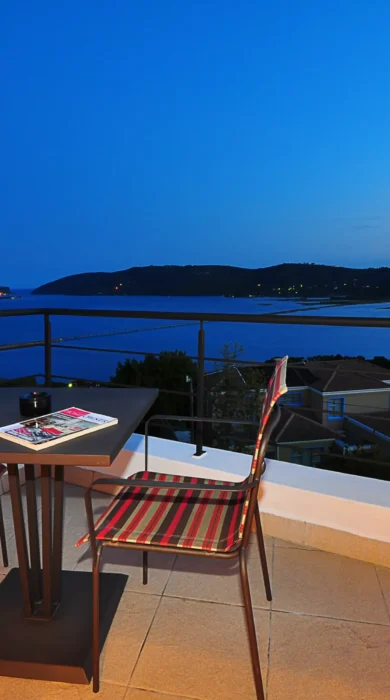 Villa Afrikana terrace night