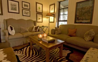 Zebra lounge area