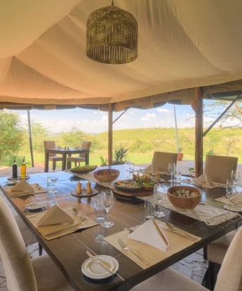 Dining, Kicheche Valley, Greater Mara Conservancies, Kenya