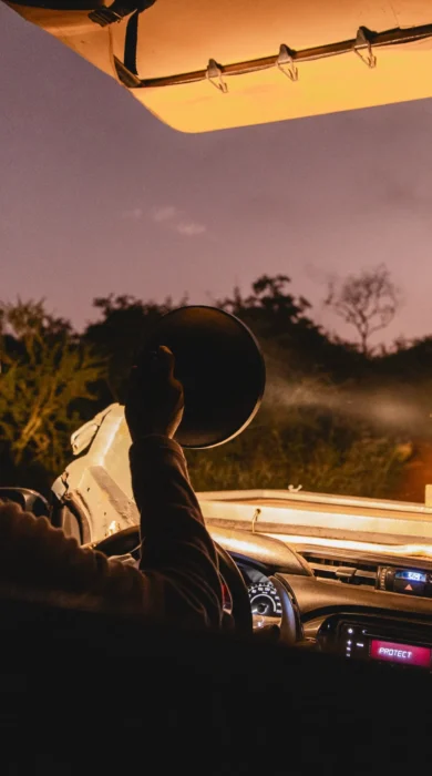 Night Drive, Magashi, Akagera National Park, Rwanda